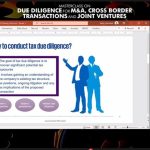 Masterclass on Due Diligence for M&A, Cross Border Transactions and Joint Ventures